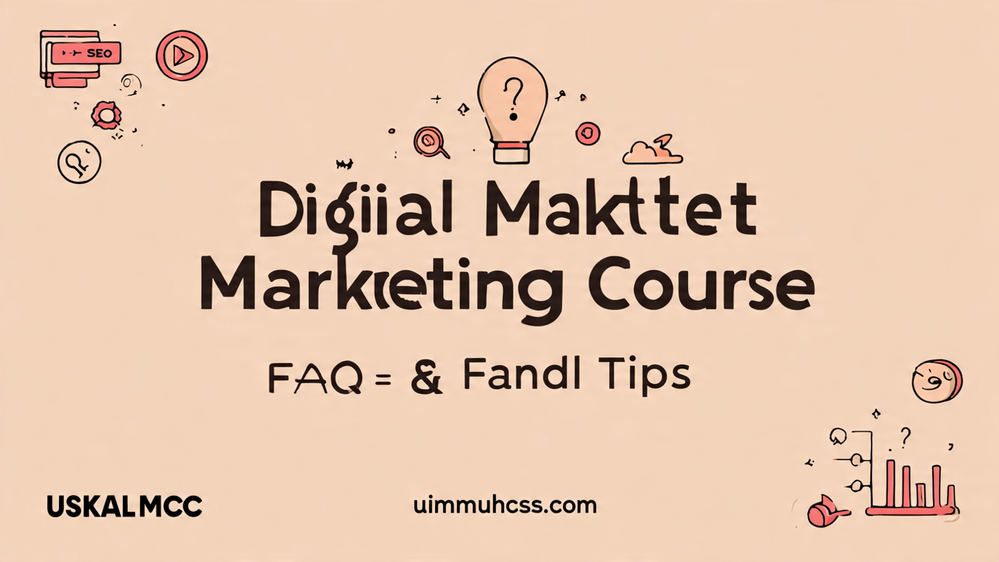 Digital Marketing Course: FAQs and Tips